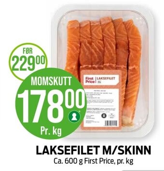 Kiwi First price laksefilet tilbud