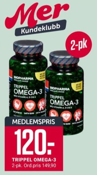 Europris Biopharma kosttilskudd tilbud