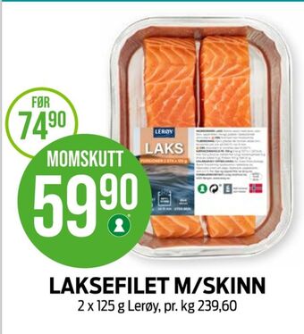 Kiwi Lerøy lakseporsjon tilbud
