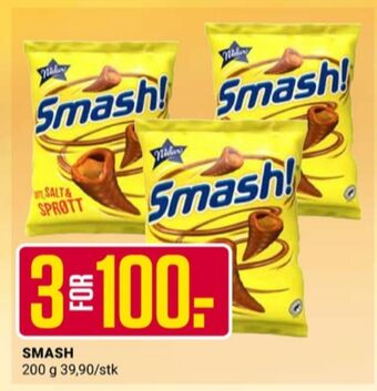Europris Smash! sjokoladepose tilbud