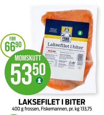 Kiwi Fiskemannen laksefilet tilbud