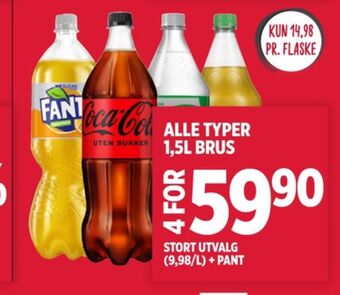 Meny Pepsi max brus tilbud