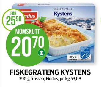 Kiwi Findus fiskeretter tilbud
