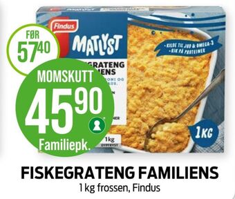 Kiwi Findus ferdigretter tilbud