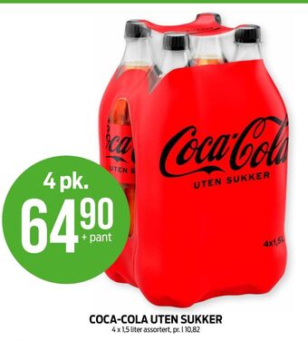 Kiwi Coca-cola zero brus tilbud