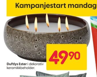 Rusta Ukjent duftlys tilbud