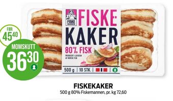 Kiwi Fiskemannen fiskekaker tilbud