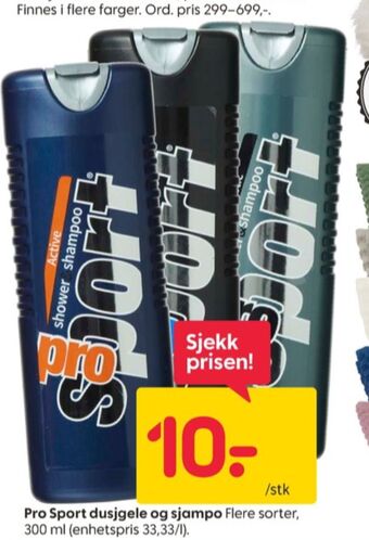 Rusta Pro sport dusjsåpe tilbud
