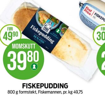 Kiwi Fiskemannen fiskepudding tilbud