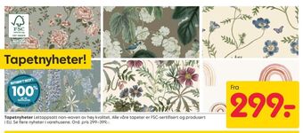 Rusta Ukjent tapet tilbud