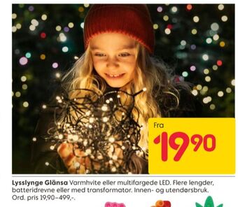 Rusta Ukjent lysslynge tilbud