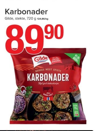 Eurospar Gilde karbonader tilbud