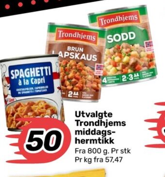 Matkroken Trondhjems ferdigretter tilbud