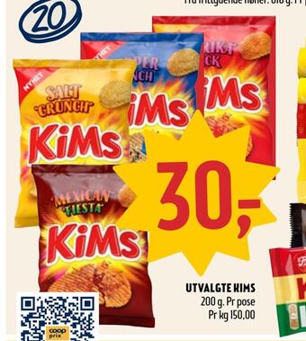 Coop Prix Utvalgte kims tilbud