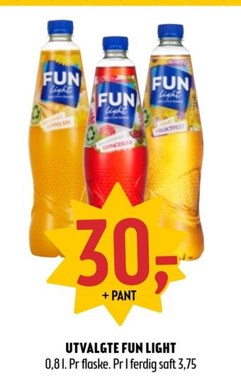 Coop Prix Utvalgte fun light tilbud