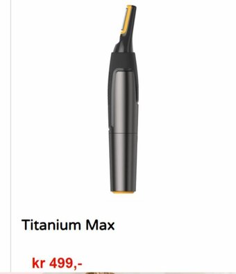 Tvins Titanium Max tilbud