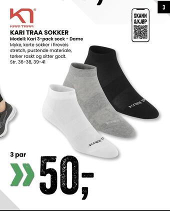 Sport Outlet Kari traa sokker tilbud