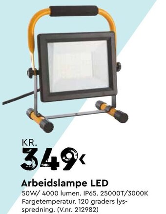 Mekk Arbeidslampe LED tilbud