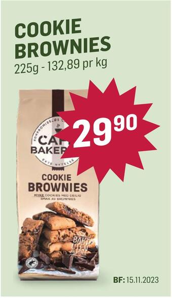 Holdbart Cookie brownies tilbud
