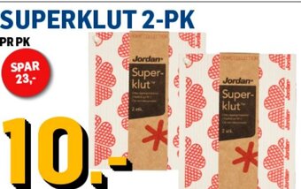 Price Lagerbutikk SUPERKLUT 2-PK tilbud