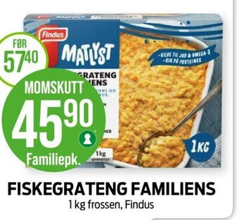 Kiwi FISKEGRATENG FAMILIENS tilbud