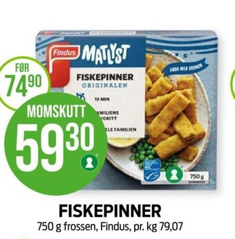 Kiwi FISKEPINNER tilbud