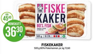 Kiwi FISKEKAKER tilbud