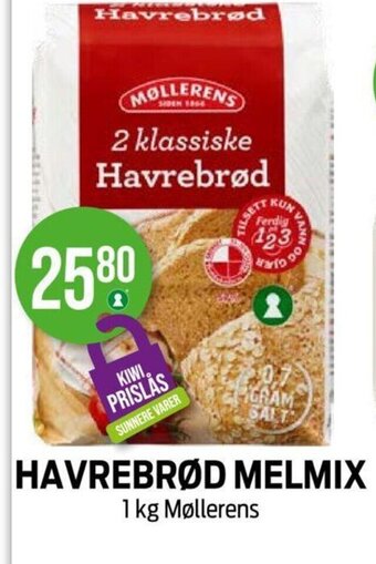 HAVREBRØD MELMIX 1 kg Møllerens