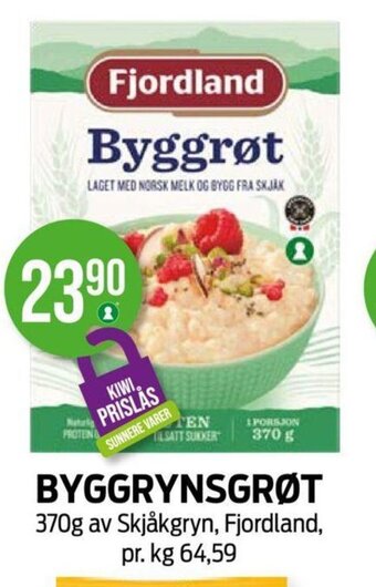 Kiwi BYGGRYNSGRØT Fjordland tilbud