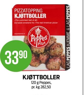 Kiwi KJØTTBOLLER 120 g Peppes tilbud