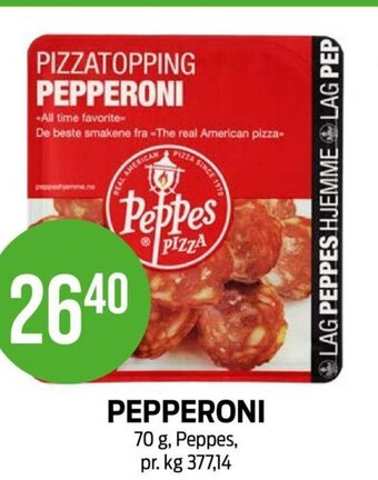 Kiwi PEPPERONI 70 g, Peppes tilbud