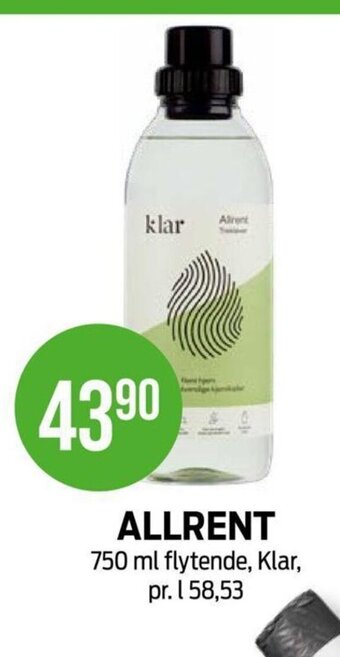 Kiwi ALLRENT 750 ml flytende, Klar tilbud
