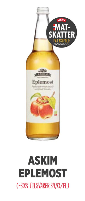 Meny Askim eplemost tilbud