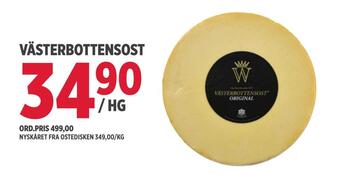 Jacobs Västerbottensost tilbud