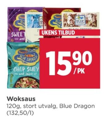 Meny Blue dragon saus tilbud