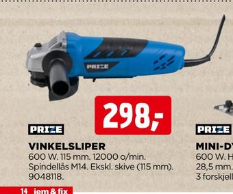 jem & fix Vinkelsliper tilbud