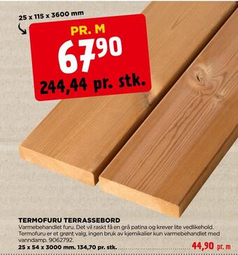 jem & fix Termofuru terrassebord tilbud