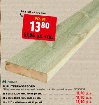 jem & fix Furu terrassebord tilbud