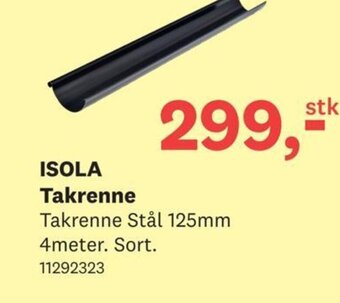 Bygger'n ISOLA Takrenne tilbud