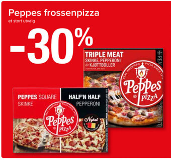 Spar Peppes frossenpizza tilbud