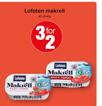 Spar Lofoten Makrell tilbud