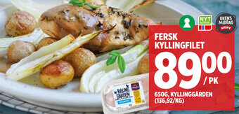 Meny FERSK KYLLINGFILET tilbud