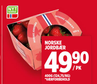 Meny NORSKE JORDBÆR tilbud