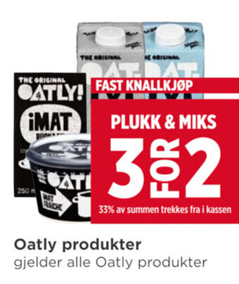Meny Oatly produkter tilbud