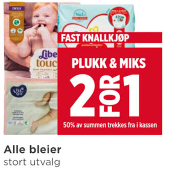 Meny Alle bleier tilbud