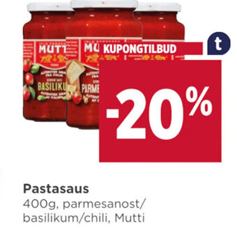 Meny Pastasaus tilbud