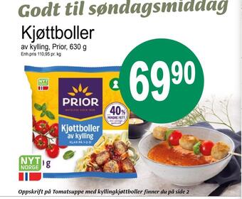 Joker Kjøttboller tilbud