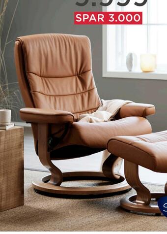 Møbelringen Stressless nordic classic hvilestol tilbud