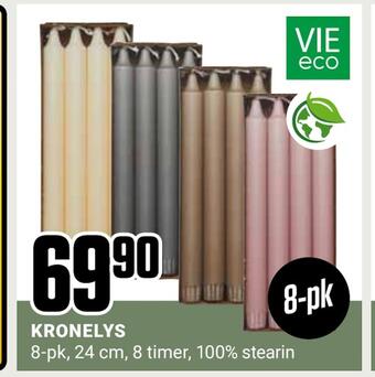 Europris Kronelys tilbud