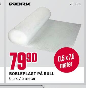 Europris Bobleplast på rull tilbud